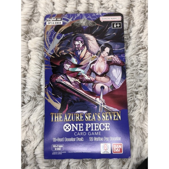 One Piece Card Game The Azure Sea's Seven Booster Packs OP14 EB04 Lot of 10 - Picture 2 of 3